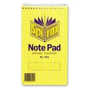 2 x Spirax 541 Notebook 147X87mm 96 Pg Top Opening - 55241