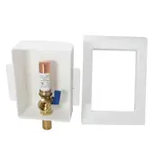 8 Pack XFITTING Washing Machine Outlet Box, 1/2" MIP/Sweat x 3/4" MHT, Blue
