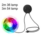 RGB Strip Lights with 36/54pcs LEDs(6.56ft/9.84ft) Bluetooth Backlight BiMja