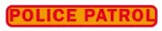 PRE-WAR STRUCTO POLICE PATROL water slide decal set with tracking