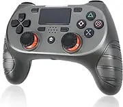Zurligi Wireless Controller for PS4, Compatible with P-S4/Pro/Slim/PC Bluetooth Controller, Gamepad with Enhanced Dual Vibration/Touch Panel/ 3.5mm Audio Jack, Six-Axis Joystick