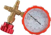 Manifold Gauge | AC Diagnostic Manifold Gauge,Precision Car Repair Tool, Air Conditioning Tools, Air Conditioning Maintenance for Car A/C System