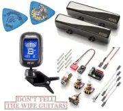 EMG Robert Trujillo RT Rip Tide Set Black Chrome Jazz Active J Pickups ( TUNER )