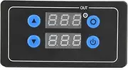 Digital Cycle Timer Relay, DC 12V Adjustable Cycle Delay Timer Relay Module Digital Display Timing Delay Board for Solenoid Valve, Motor, String Light