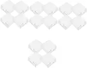 Angoily 4sets Switch Cover Waterproof Outlet Electrical Outlet Covers Outlet Extender Outside Outlet Stick Surge Power Board Cable Protective Stick Outlet Cover Abs White 4pcs*4