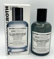 NIB Peter Thomas Roth 10% PHA Exfoliating Clarifying Liquid 5oz ~FRESH & Full Sz