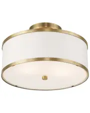 Livex Park Ridge 2 Light Antique Brass Ceiling Mount