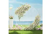 2M Round Backdrop Stand Wedding Background Decoration Party Flower Balloon Display