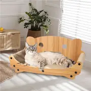 Pawz Cat Scratcher Scratching Board Corrugated Cardboard Scratch Bed Toy Pad Mat Model D