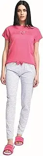 [Sorbetto] Ladies Cute Animal Print Long Pyjamas