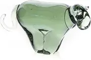 Hand Made Fairtrade Recycled Glass Leopard Sculpture [033-A]