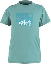 O'Neill Wetsuits Girl's Toddler Skins Short Sleeve Rash Guard T-Shirt