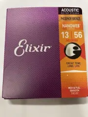 Elixir E16102 Phosphor Bronze Acoustic Guitar String Nanoweb medium