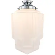 Northcote Retro Lighting Chrome DIY Art Deco Batten Fix Period Lights Bergerac Inspirations