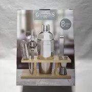 Godinger Silver Art Tee Time 7* Piece Bar Set Cocktail - New In Box - Unused