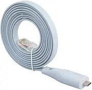 USB Type-C to Rj45 Adapter Cable USB-C Network Devices Configure Console Debug Cord Rollover Suitable for Routers Switches Firewalls Cisco Networlk Devices