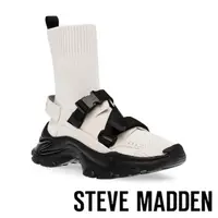 在飛比找momo購物網優惠-【STEVE MADDEN】MOVE ON 扣帶厚底襪套老爹