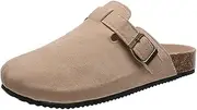 [FARZAH] Women’s Leather Clogs, Ladies Slip On Garden Clogs Summer Beach Mule Clogs Mesh Slippers Lightweight Garden Gardening Shoes Casual Beach Mules (Color : A, Size : 8)