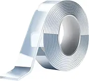 Double Stick Tape - Wall Adhesive Strips,Reusable Transparent Strong Tape for Carpet Securing Picture Craft Projects