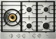 ASKO 75cm 5 Burner Gas Cooktop - Stainless Steel
