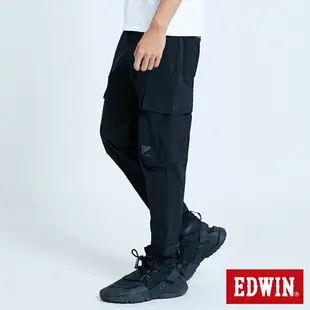 新降款↘ EDWIN EFS 四方彈防水機能褲-男款 黑色