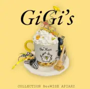 Large Bee mug topper cup and saucer faux food whipped cream topping friendly