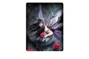 Anne Stoke Rose Fairy Polar Fleece Throw