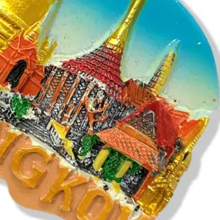 【A-ONE 匯旺】泰國 曼谷留言板磁力貼+泰國 玉佛寺 曼谷大皇宮 補丁2件旅遊磁鐵 紀念磁鐵(C171+343)