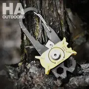 OUTDOOR Multifunctional Mini Mountaineering Buckle Carabiner Clip Hook Keychain