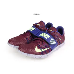 NIKE TRIPLE JUMP ELITE-男田徑釘鞋-三級跳 競賽 深紫螢光綠 (5.9折)