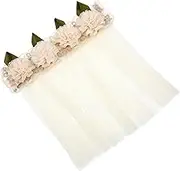 VINTORKY Miniature Electric Meter Box Cover Decorative Sheer Curtains 20x20cm Wall Decorative Tulle for Dollhouse and Tiny Home