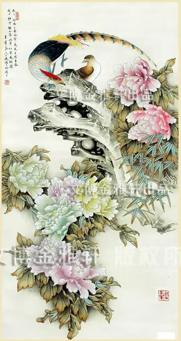 國畫-花鳥(33.5cm*33.5cm ) | 玉乙鋪子| 樂天市場Rakuten