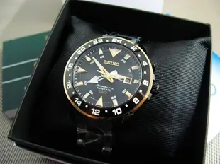 SEIKO WATCH 精工Sportura系列雙時區KINETIC人動電能腕錶 型號：SUN026J1【神梭鐘錶】