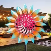 Large Wind Spinner Windmill Garden Metal Kinetic Outdoor Yard Sculpture Decor 75