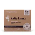 SaltyLama, Eco Laundry Detergent Sheets Fragrance Free 50 strips up to 100 Loads