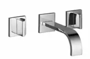 Dornbracht wall-mounted basin mixer MEM 36707782-08 Platinum