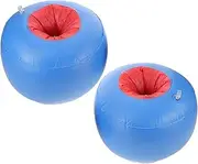 DRESSOOS 1 Pair Inflatable Fighting Mittens Interactive Boxing Balloons Gloves for Training Exercising Lightweight Portable PVC Punching Mittens with Eye Catching Design Quick Inflation for