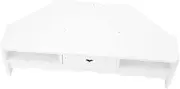 MOLUCKFU 1Pc Monitor Stand Desktop Organizer Computer Elevated Shelf for Home Office Use Simple Design Space Saving Easy Installation