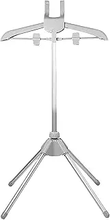 Clothes Steamer, Portable Handheld Steamer Holder, Height-Adjustable Steam Iron Stand, Aluminium Alloy Steamer Holder with Non-Slip Base
