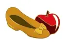 Snow White Shoe LE 100 Disney Pin Seven Dwarfs Poison Apple Famous Footwear Rare