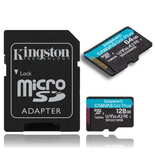 【Yes！台灣公司貨】金士頓 Kingston A2 U3 V30 64G 128G/GB micro SD TF記憶卡