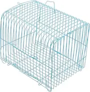 COMPUKAS Portable Bird Travel Cage Lightweight Metal Carrier for Parakeets for Outings Spacious Design for Optimal Airflow and Comfort The Go