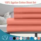 2000TC 100% Cotton Bed Sheet Set Single/Double/Queen/King/King Single Pillowcase