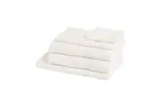 5pc Sheraton Luxury Egyptian Cotton Towel Pack Bath/Hand/Mat/Face Washer White