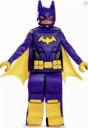 New Lego The Batman Movie Batgirl Child Costume Large 10-12 yrs