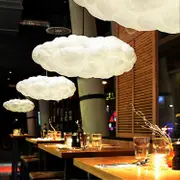 Jtgg Cloud Lamp Luminous Adjustable Adorable Appearance Artificial Cloud LED Ceiling Light