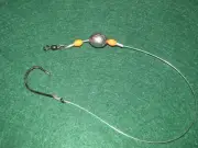 4 pcs-1oz Carolina Fishing Rig . Circle Hooks- Redfish Flounder Catfish Leader