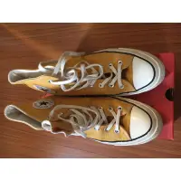 在飛比找蝦皮購物優惠-Converse 男版高筒經典芥末黃帆布鞋27cm