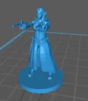 Elf Gunslinger Mini - DND - Pathfinder - Dungeons & Dragons - RPG - Tabletop - m