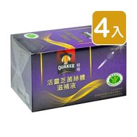 【南紡購物中心】【QUAKER 桂格】活靈芝滋補液(60mlX6入/盒)X4盒